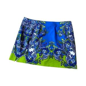 EP Pro Blue and Green Paisley Print Golfing Skort Women’s Size 12​